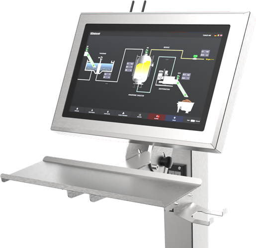 Progettazione monitor custom con consolle di comando